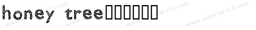 honey tree字体转换